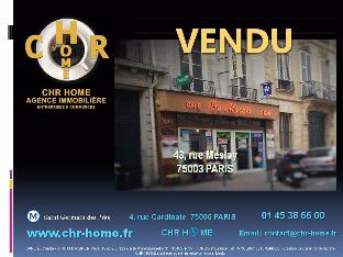 FONDS DE COMMERCE VENDU PAR CHR HOME 