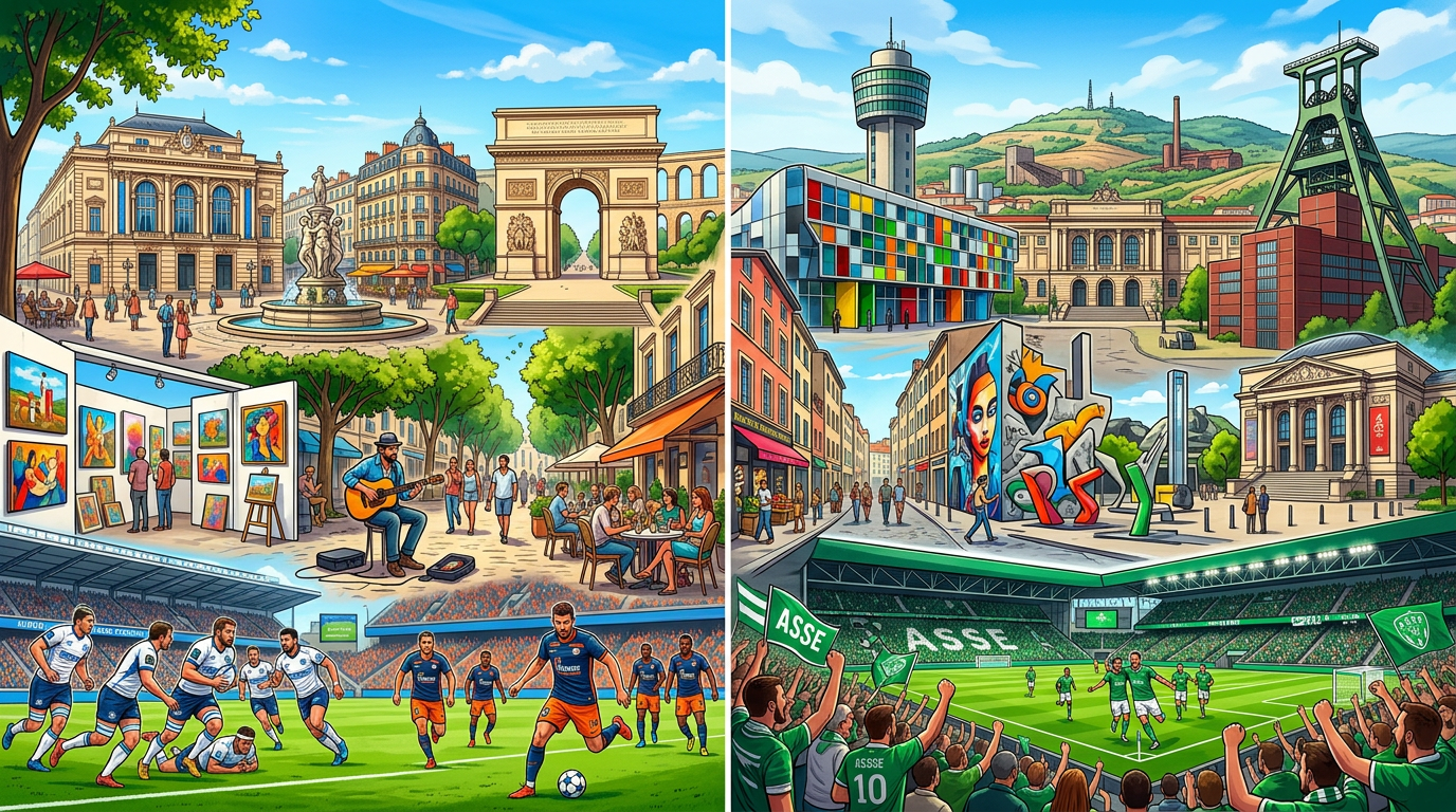 découvrez une comparaison détaillée entre montpellier et saint-étienne, mettant en lumière leurs atouts, leur richesse culturelle et leurs activités sportives pour mieux choisir votre destination.