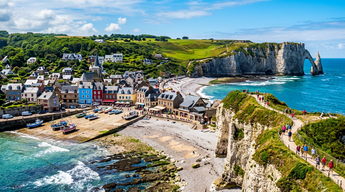 découvrez villerville, un charmant village en bord de mer alliant patrimoine historique et paysages côtiers magnifiques pour une escapade inoubliable.