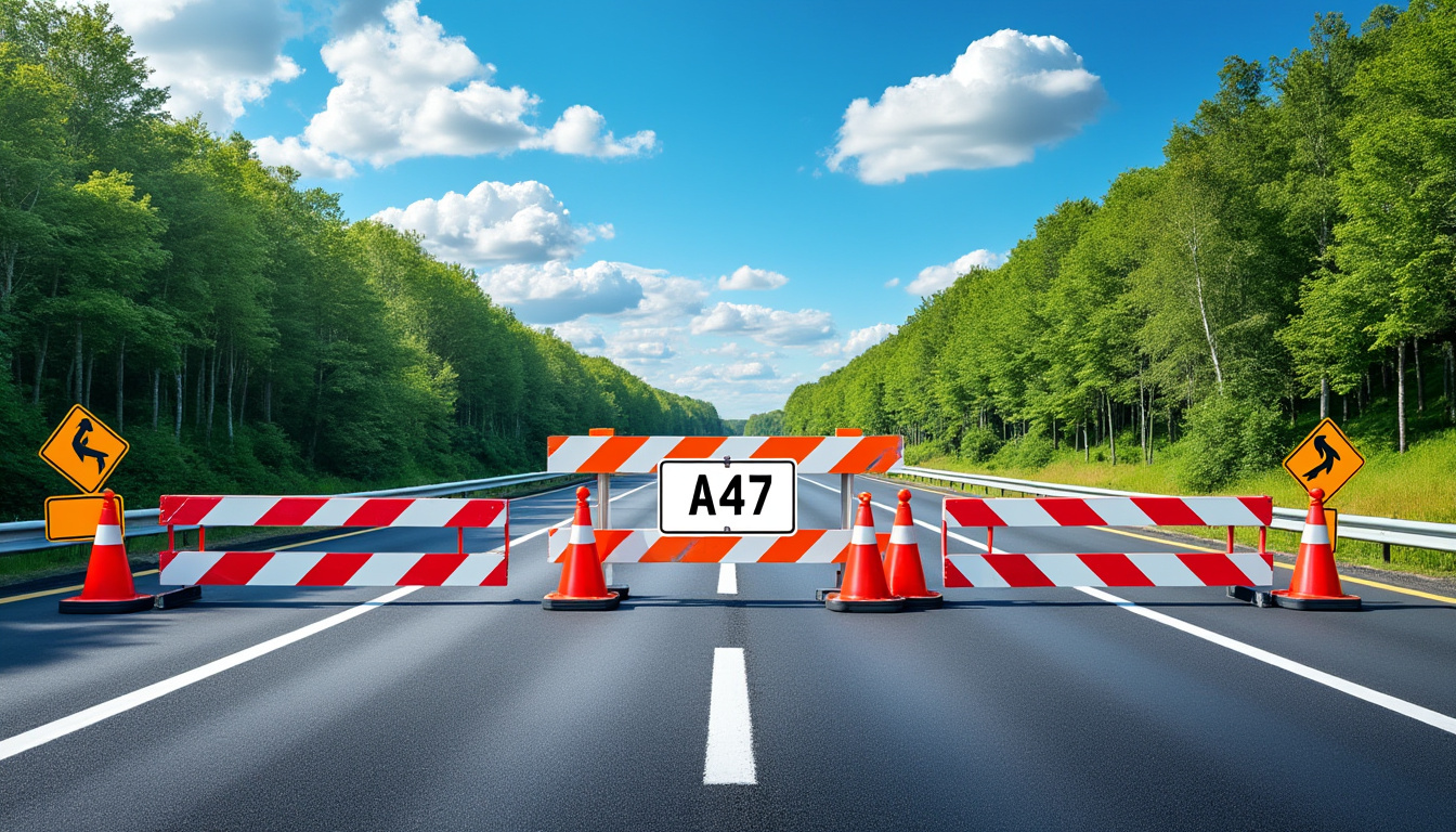 découvrez les informations pratiques sur la fermeture de l'autoroute a47 aujourd'hui et trouvez des solutions alternatives pour votre trajet.