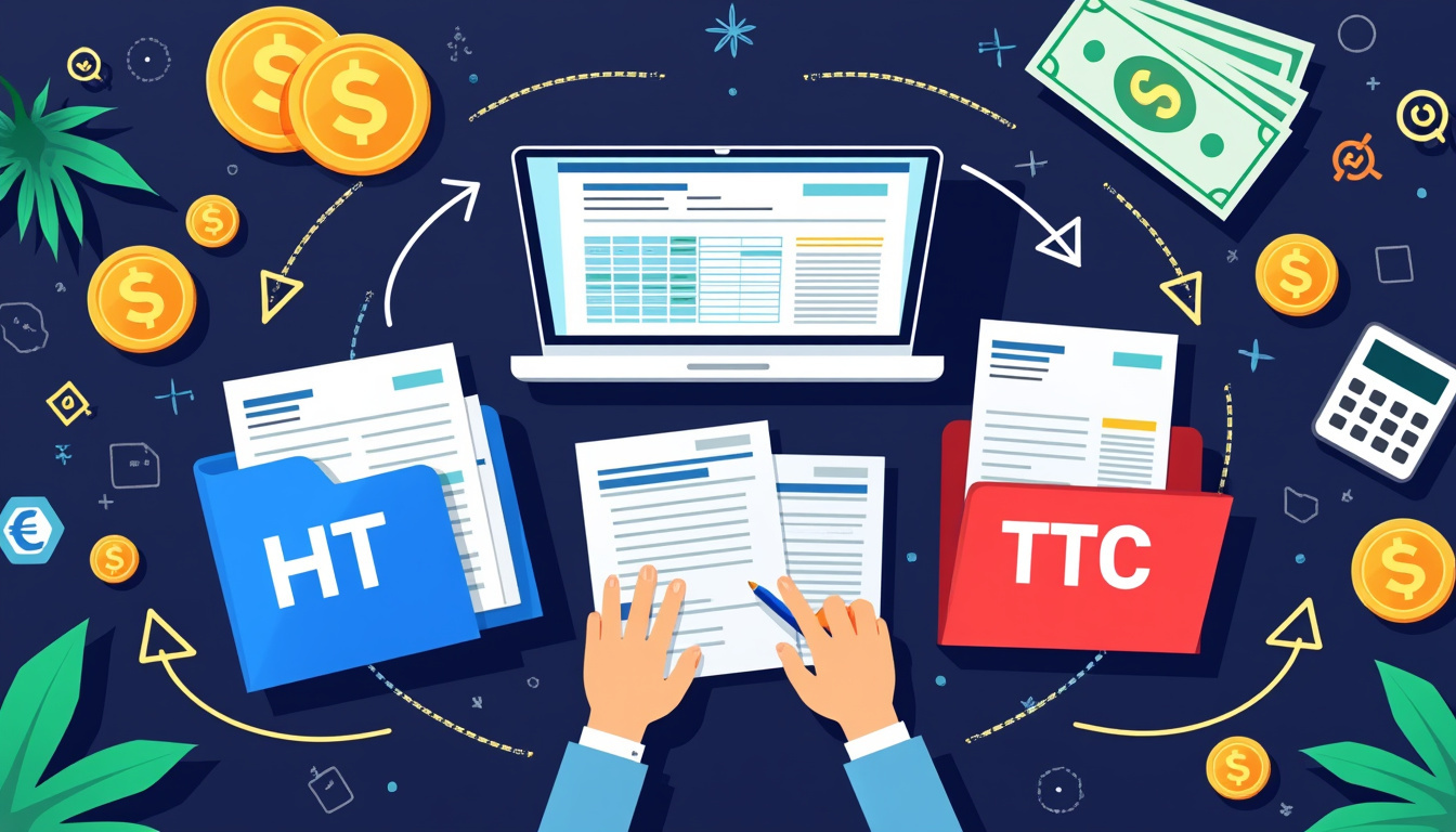 découvrez les différences entre prix ht et ttc pour optimiser la gestion de vos factures et maîtriser vos finances efficacement.